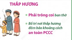 Khuyến cáo an toàn phòng cháy chữa cháy khi thắp hương và đốt vàng mã dịp Tết