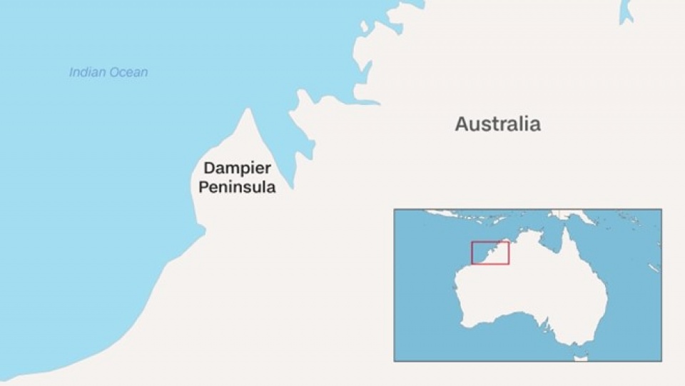 phat hien dau chan khung long lon nhat the gioi o australia