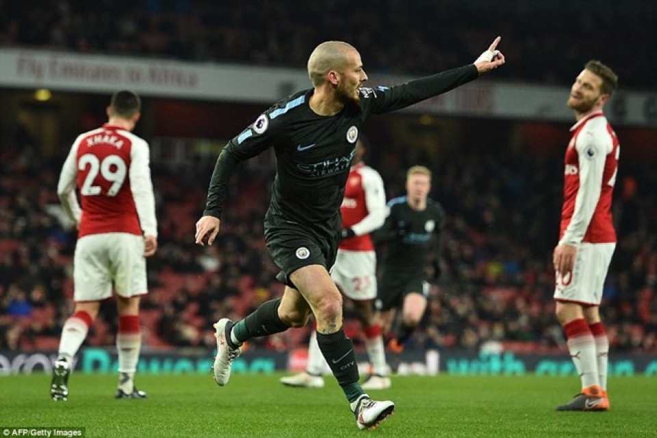 manchester city gieo sau cho arsenal ngay tai thanh dia emirates