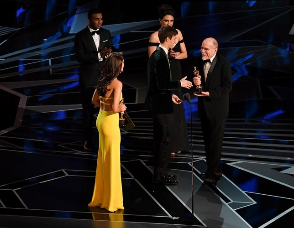 nhung khoanh khac dang nho tai le trao giai oscar lan thu 90