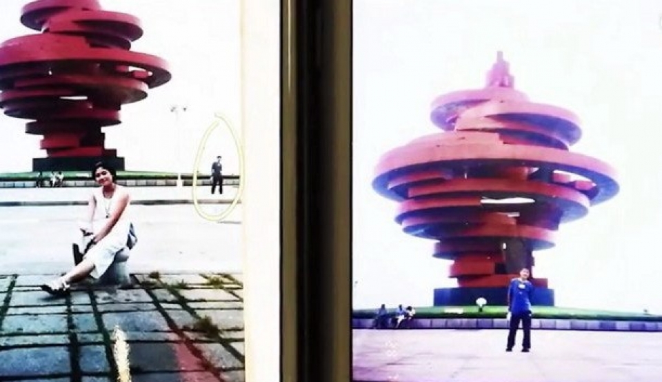 cap vo chong vo tinh chup anh cung nhau tu 18 nam truoc