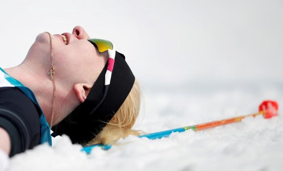 khoanh khac tuyet dep cua cac vdv tai paralympic pyeongchang