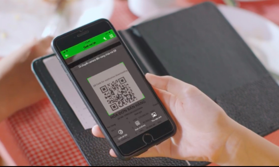 vietcombank day manh thanh toan qua ma qr