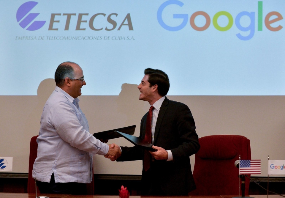 google ky hop dong cai thien chat luong truy cap internet tai cuba