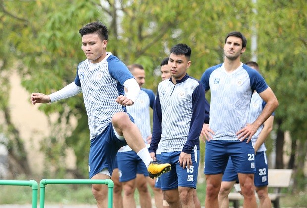 Quang Hải tập luyện cùng đồng đội trước thông tin sắp chia tay CLB Hà Nội