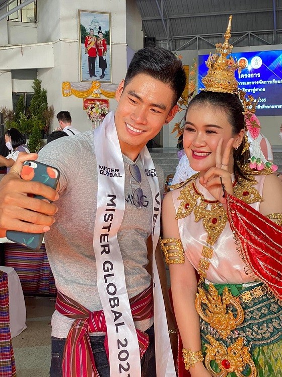 Chân dung Danh Chiếu Linh - Á vương 1 Mister Global 2022