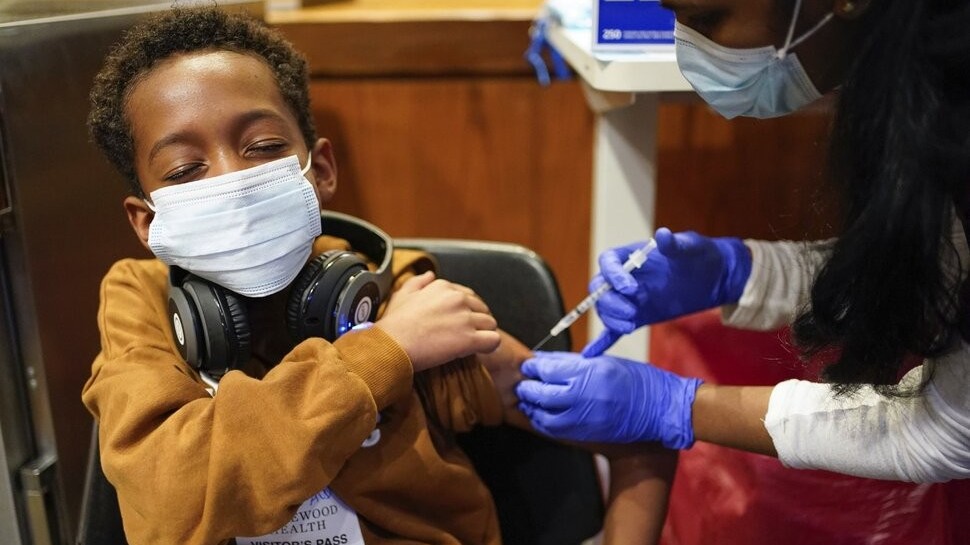 giam ty le nhap vien do nhiem omicron o tre em nho tiem vaccine