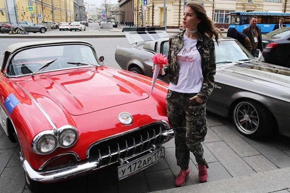 nga ve dep me hoac cua cac xe o to co o moscow