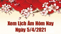 Lịch âm 5/4 - Xem lịch âm hôm nay thứ 2 ngày 5/4/2021 chính xác nhất - Lịch vạn niên 5/4/2021