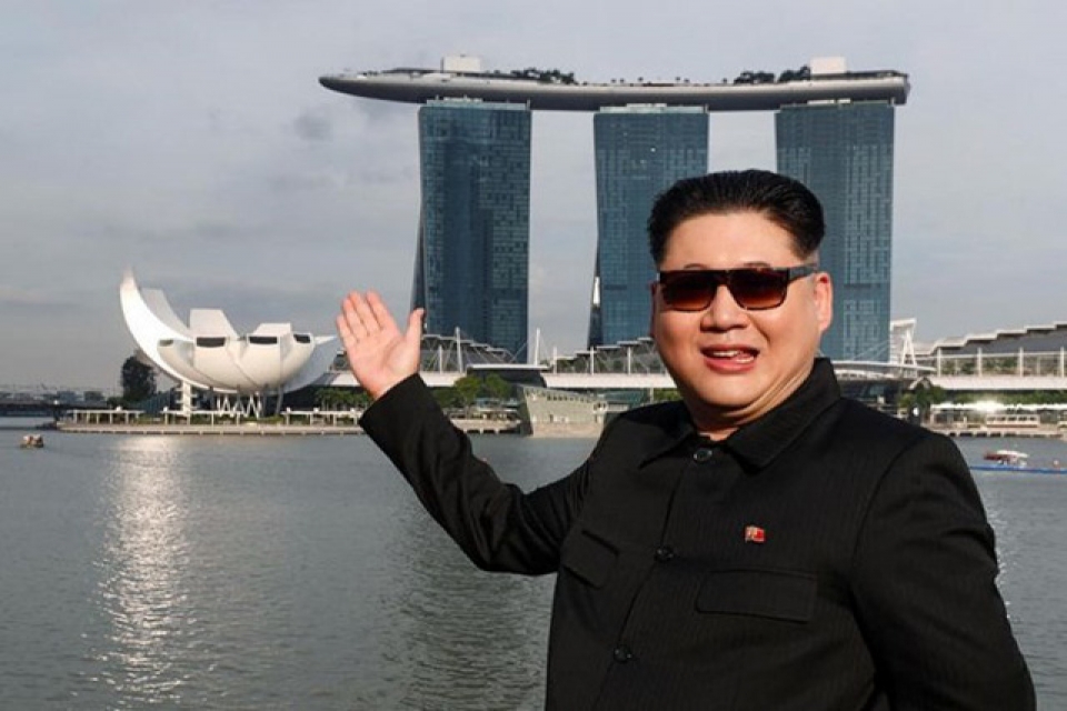 ban sao cua ong kim jong un gay sot o singapore