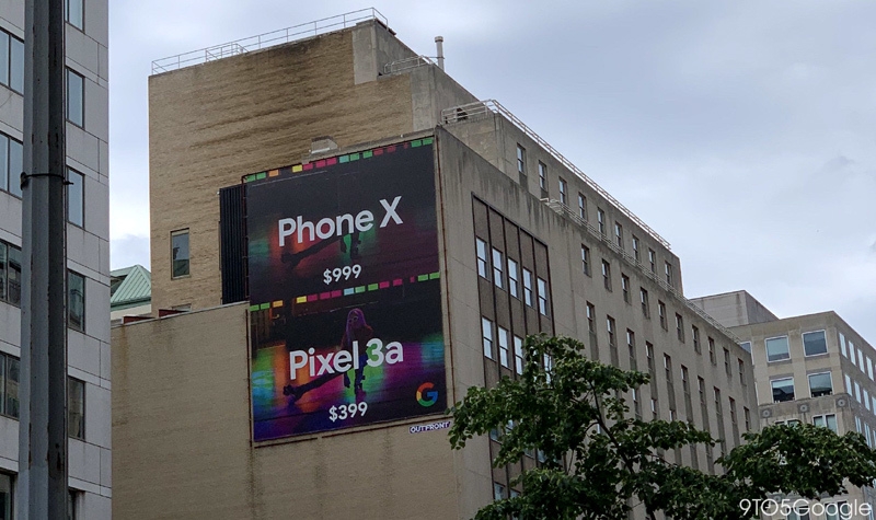 google dim iphone x bang bien quang cao pixel 3a