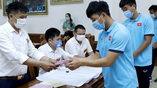 hinh anh cac tuyen thu viet nam tham gia bau cu tai vff