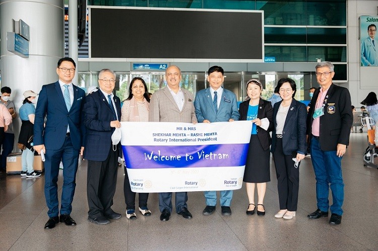 Chủ tịch Rotary International đến thăm Thành phố Hồ Chí Minh