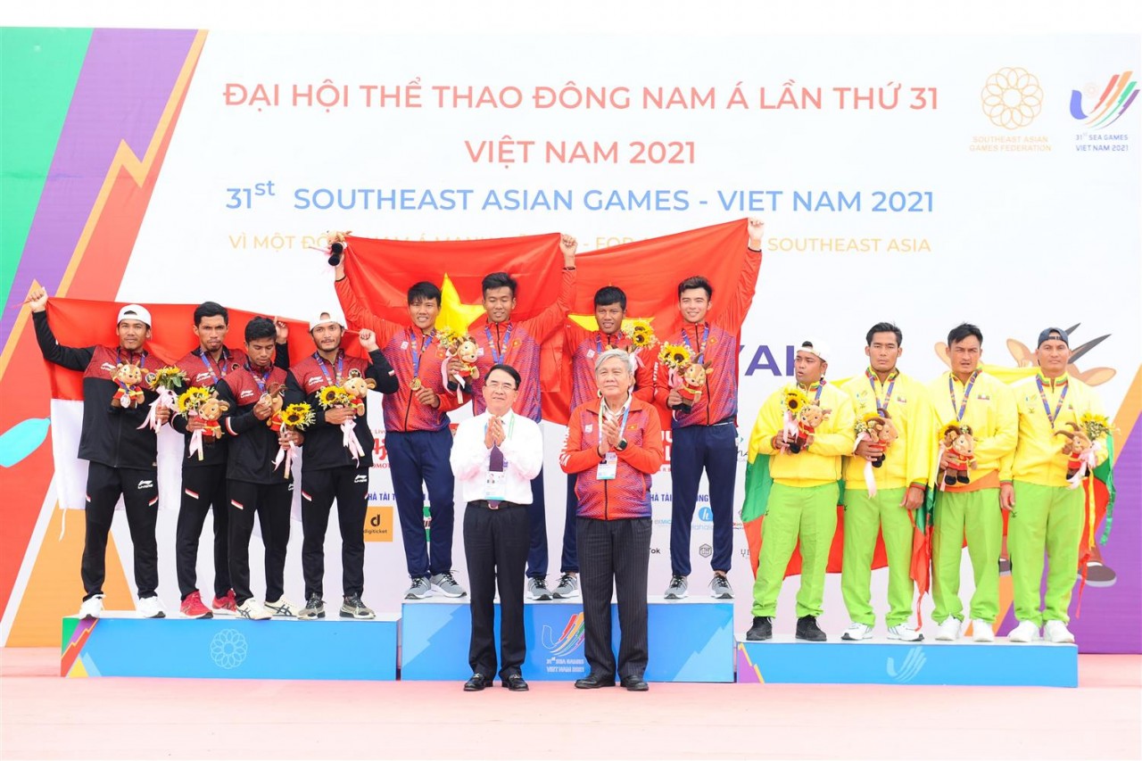 SEA Games 31: Đội tuyển Canoeing Việt Nam giành liên tiếp 2 Huy chương Vàng