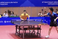 SEA Games 31: Bóng bàn Việt Nam tiếp tục giành chiến thắng ở nội dung đơn nam, đơn nữ