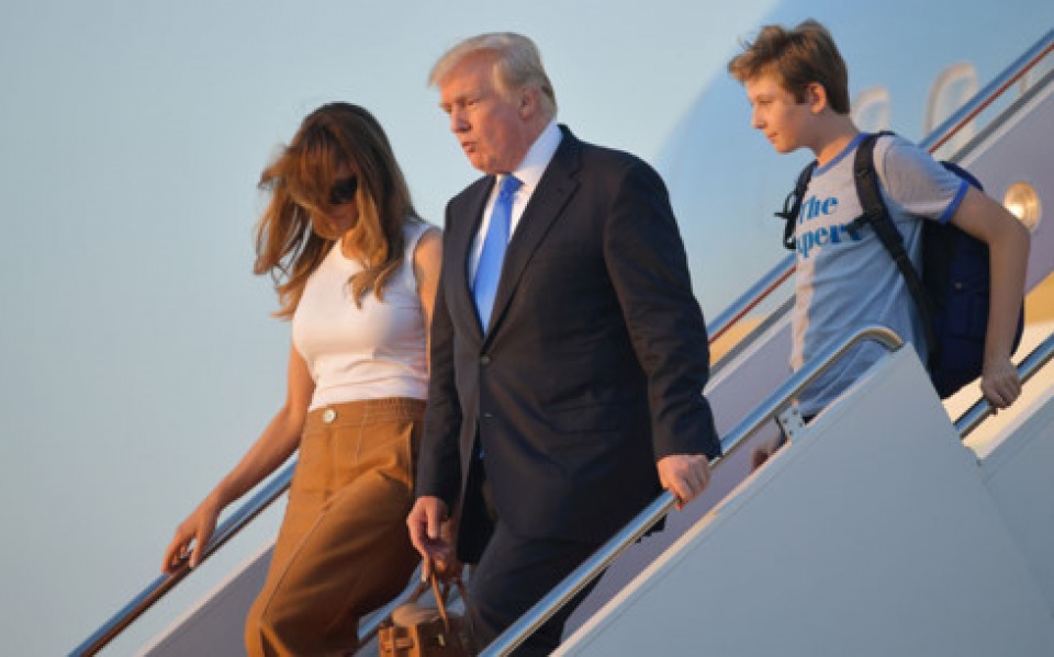 de nhat phu nhan melania trump doan tu cung chong tai nha trang