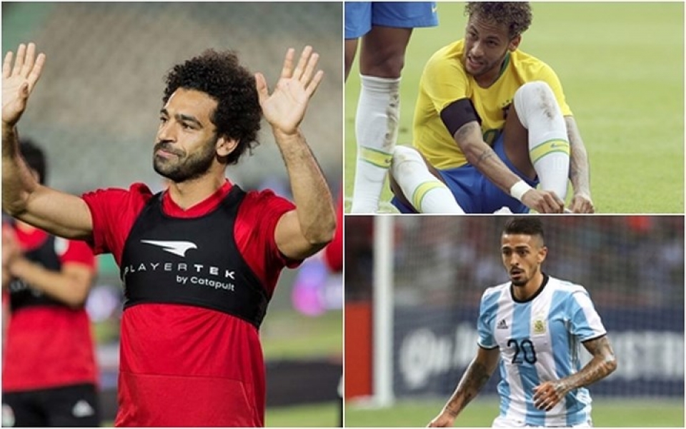 cap nhat tinh hinh chan thuong cua 32 doi bong du world cup 2018