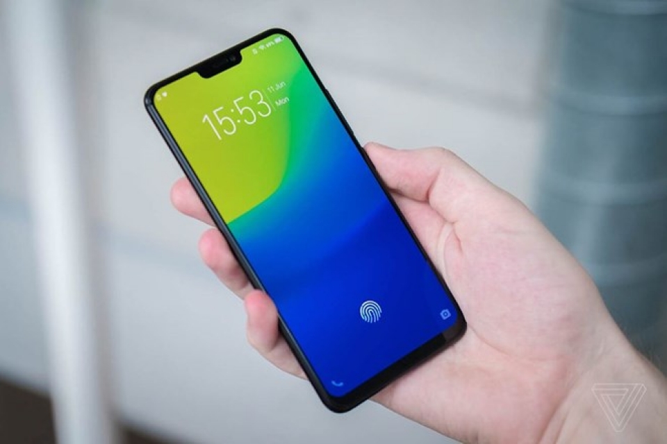 Lộ diện điện thoại có cảm biến vân tay trên màn hình đầu tiên lo dien mau dien thoai co cam bien van tay duoi man hinh dau tien