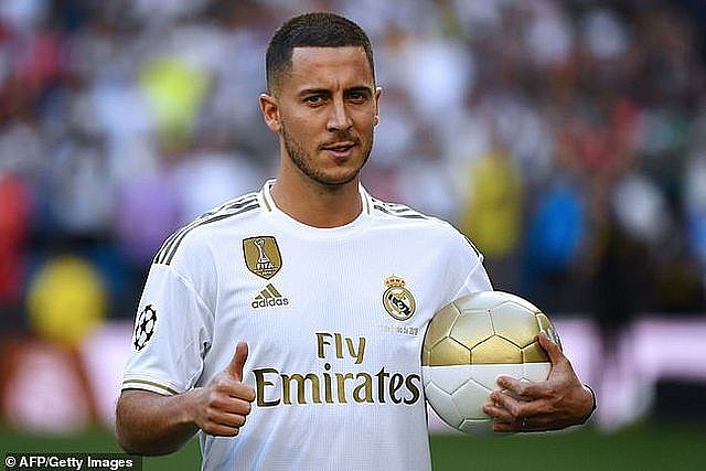 eden hazard rang ro ra mat 50000 co dong vien real madrid