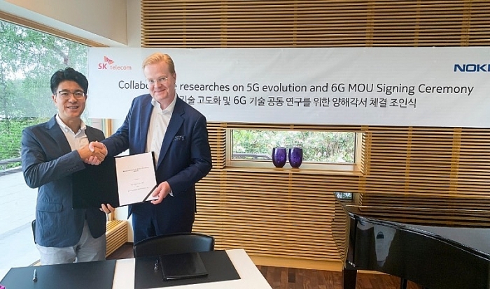 sk telecom cua han quoc hop tac phat trien mang 6g voi nokia va ericsson