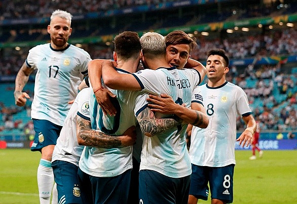 copa america 2019 argentina thoat hiem colombia co chien thang thu 3 lien tiep