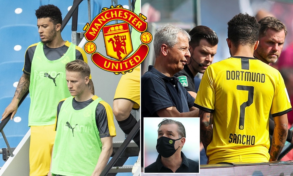 Sancho không đá chính trận gần nhất của Dortmund. (Nguồn: Daily Mail) 3842 29903048 0 image a 15 1592809814127