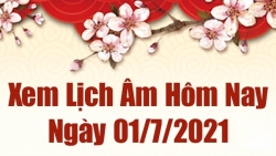 Lịch âm 1/7 - Xem âm lịch hôm nay thứ 5 ngày 1/7/2021 chính xác nhất - Lịch vạn niên 1/7/2021