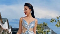 Thời trang ưa sắc trắng của Đoàn Hồng Trang tại Miss Global 2022