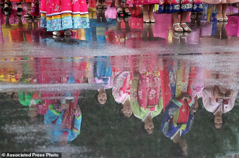 trieu tien ky niem ngay chien thang giua troi mua tam ta