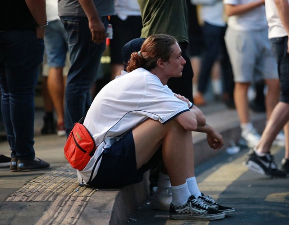 khoanh khac buon vui cua cdv anh o ban ket world cup 2018