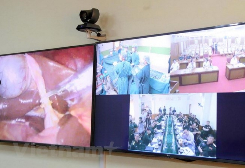 Quân đội Việt Nam giúp Lào nâng cao chất lượng khám chữa bệnh từ xa quan doi viet nam giup lao nang cao chat luong kham chua benh tu xa