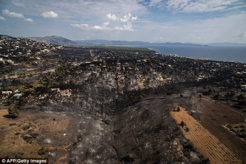 hy lap dong lu du cuon phang o to tren duong pho athens