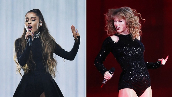 taylor swift va ariana grande thong tri de cu mtv vma 2019