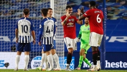 Bruno Fernandes lập cú đúp, Man Utd đại thắng Brighton