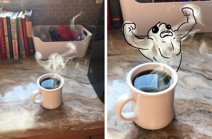 khoanh khac nhung do vat vo tri ngo nhu co cam xuc