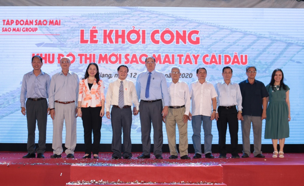 asm khoi cong du an sao mai tay cai dau