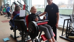 Mỹ: Cụ bà tuyên bố ngừng tập gym ở tuổi 104