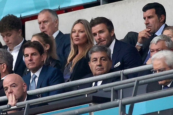 EURO 2020: Tom Cruise, David Beckham dự khán cùng dàn khách VIP