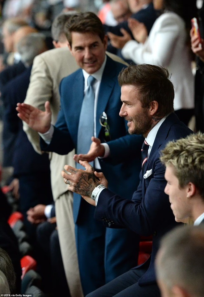 Chung kết EURO 2020: Tom Cruise và David Beckham dự khán cùng dàn khách VIP