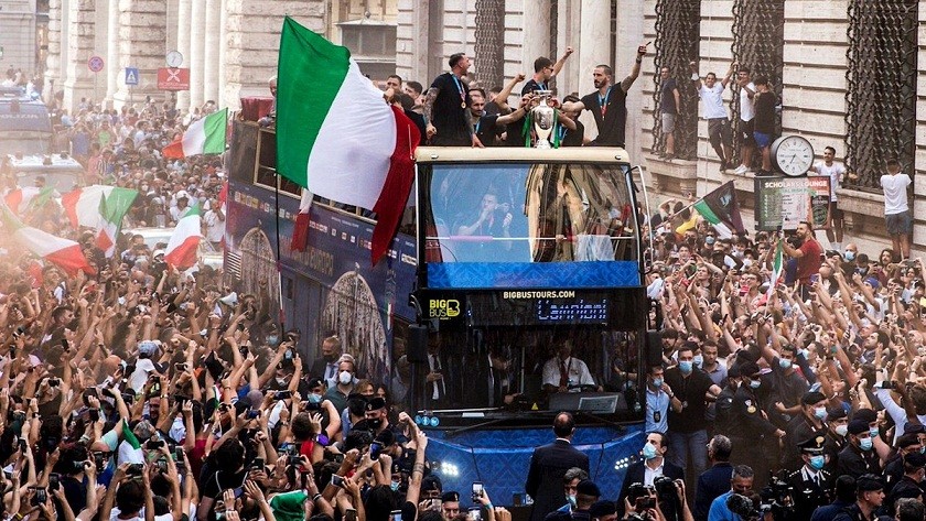 Đã quá lâu rồi, đất nước Italia mới vui tới vậy. (Nguồn: Twitter)