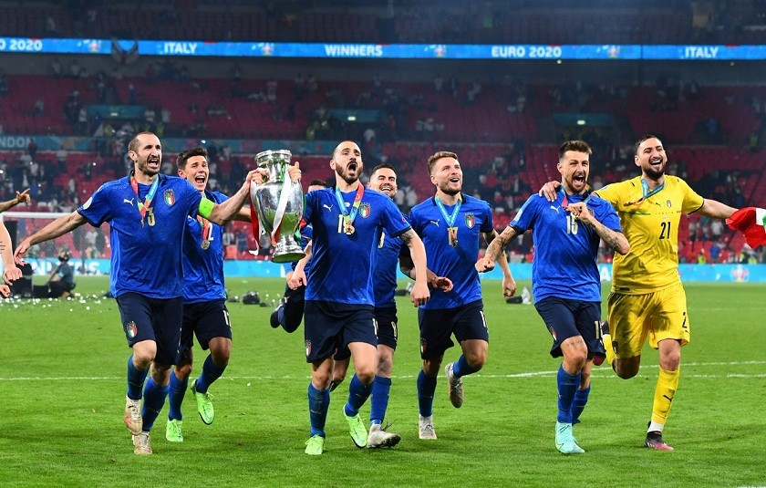 Vô địch EURO 2021, đội tuyển Italy nhảy vọt trên bảng xếp hạng FIFA và nhận được khoản tiền thưởng lớn