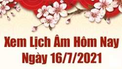 Lịch âm 16/7 - Xem âm lịch hôm nay thứ 6 ngày 16/7/2021 chính xác nhất - Lịch vạn niên 16/7/2021