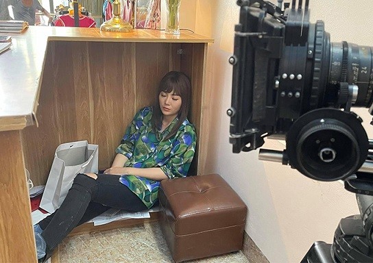 Phim Mùa hoa tìm lại: Thanh Hương - Duy Hưng nghịch ngợm ở hậu trường