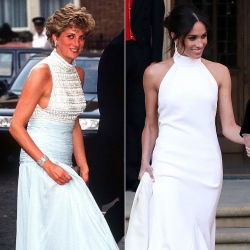 Những lần Meghan Markle áp dụng 'công thức thời trang' của Công nương Diana