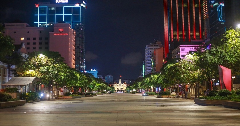 Covid-19: TP. Hồ Chí Minh tăng cường các biện pháp giảm mật độ lưu thông trên đường