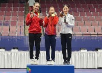 Dương Thúy Vi giành huy chương vàng thế giới môn wushu