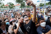 Quê nhà Tây Ninh chào đón Hoa hậu Ngọc Châu