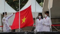 Quốc kỳ Việt Nam tung bay tại Lễ thượng cờ ASEAN Para Games 11