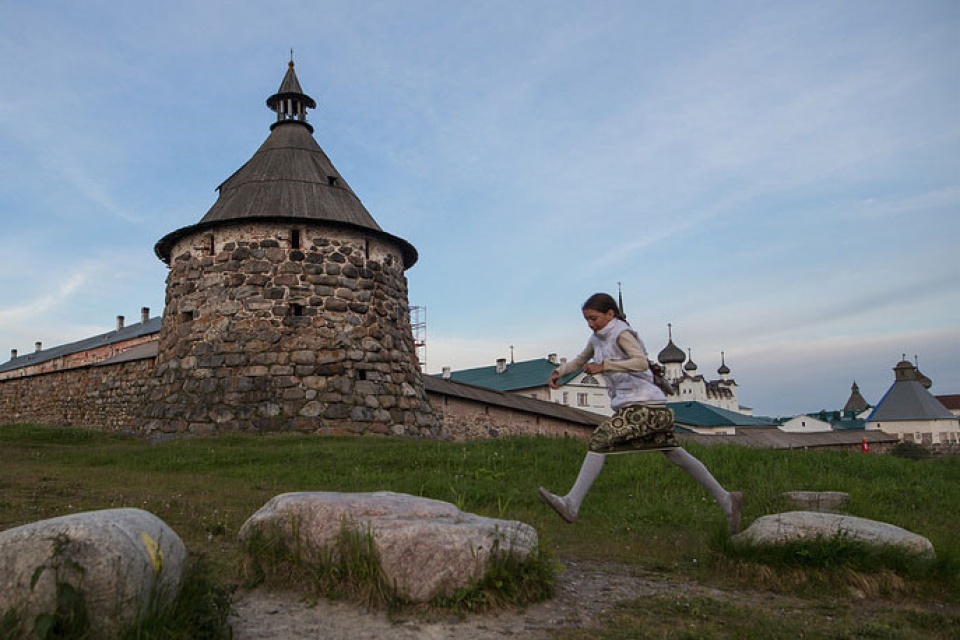 canh thanh binh cua quan dao solovetsky o bien trang mien bac nga