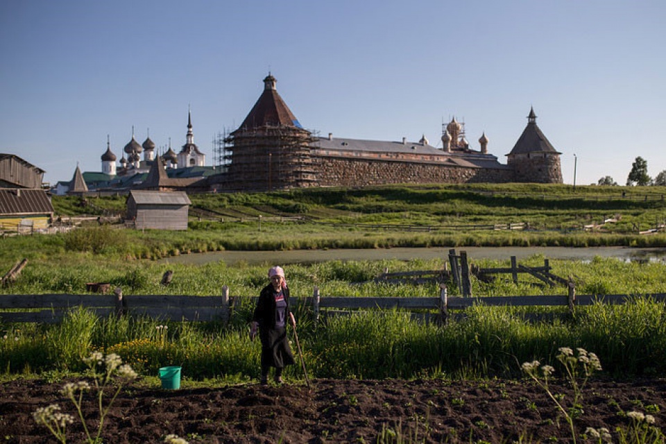 canh thanh binh cua quan dao solovetsky o bien trang mien bac nga